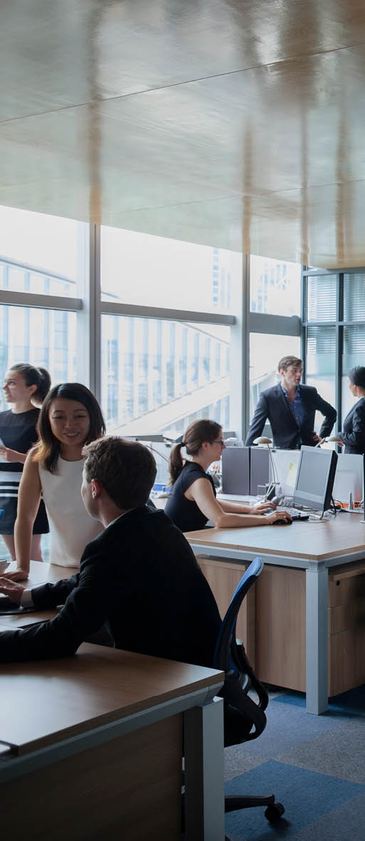 Business people working in office